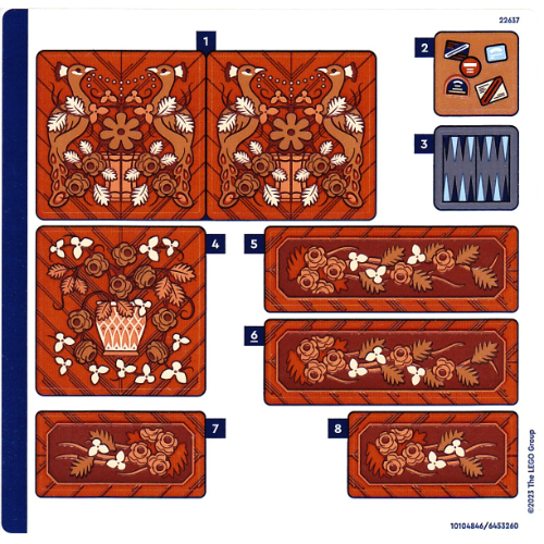 Sticker Sheet 1 for Set 21344-1 ([No Color/Any Color])