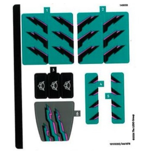 Sticker Sheet for Set 60406-1 ([No Color/Any Color])