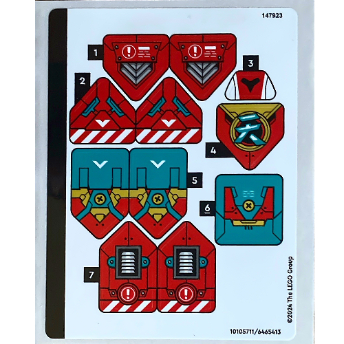 Sticker Sheet for Set 80051-1 ([No Color/Any Color])