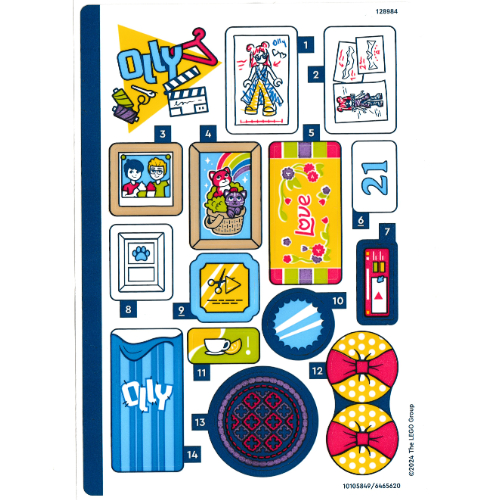 Sticker Sheet 1 for Set 42620-1 ([No Color/Any Color])