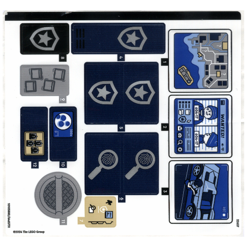 Sticker Sheet for Set 60418-1 ([No Color/Any Color])