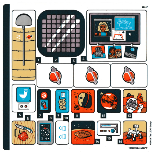Sticker Sheet for Set 42605-1 ([No Color/Any Color])