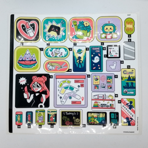 Sticker Sheet for Set 42604-1 ([No Color/Any Color])