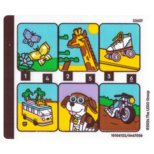 Sticker Sheet for Set 31147-1 ([No Color/Any Color])