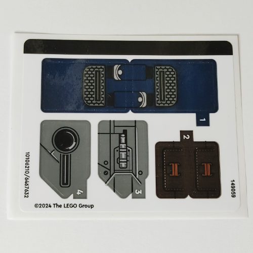 Sticker Sheet for Set 76282-1 ([No Color/Any Color])