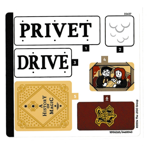 Sticker Sheet for Set 76425-1 ([No Color/Any Color])