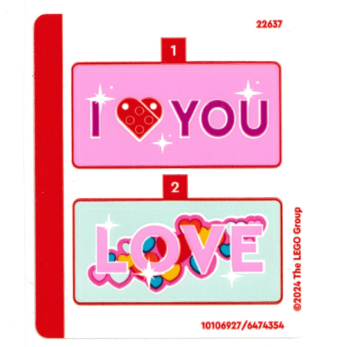 Sticker Sheet for Set 40679-1 ([No Color/Any Color])