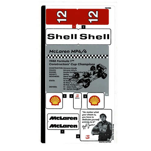 Sticker Sheet for Set 10330-1 ([No Color/Any Color])