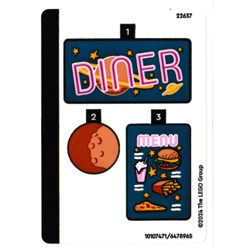 Sticker Sheet for Set 40687-1 ([No Color/Any Color])
