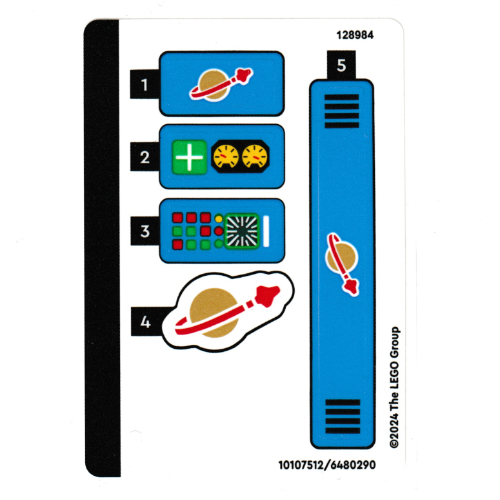 Sticker Sheet for Set 40712-1 ([No Color/Any Color])