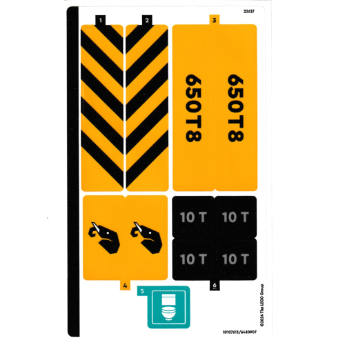 Sticker Sheet for Set 60409-1 ([No Color/Any Color])