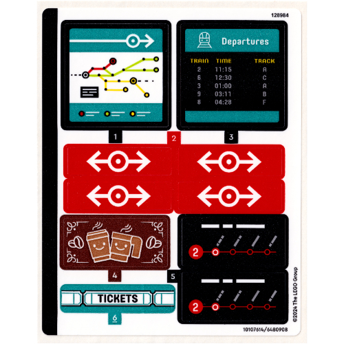 Sticker Sheet 1 for Set 60423-1 ([No Color/Any Color])