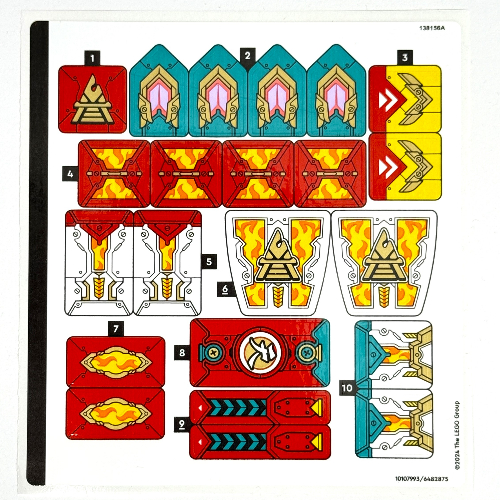Sticker Sheet for Set 80057-1 ([No Color/Any Color])