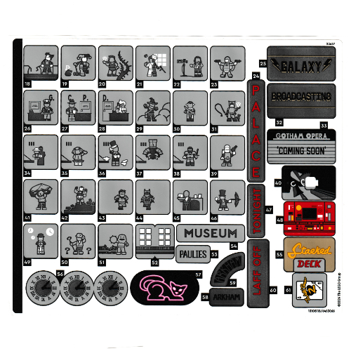 Sticker Sheet 2 for Set 76271-1 ([No Color/Any Color])