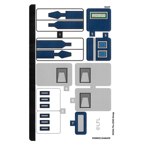 Sticker Sheet for Set 75379-1 ([No Color/Any Color])
