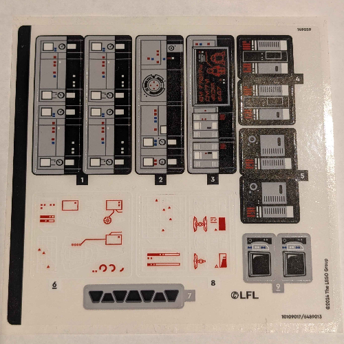 Sticker Sheet for Set 75394-1 ([No Color/Any Color])