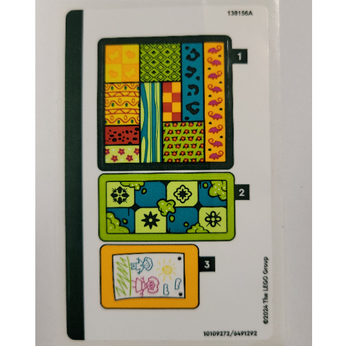 Sticker Sheet for Set 43251-1 ([No Color/Any Color])