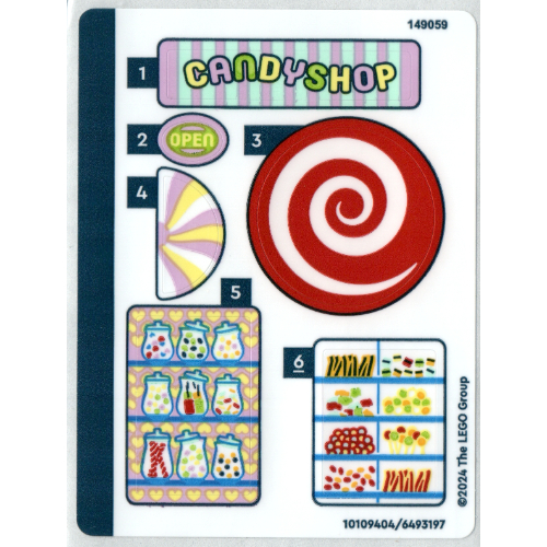 Sticker Sheet for Set 40692-1 ([No Color/Any Color])