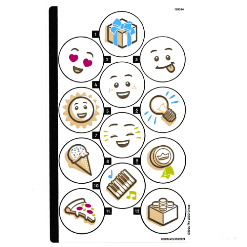 Sticker Sheet for Set 41839-1 ([No Color/Any Color])