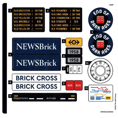 Sticker Sheet for Set 910034-1 ([No Color/Any Color])