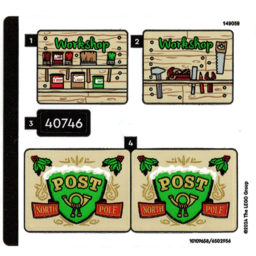 Sticker Sheet for Set 40746-1 ([No Color/Any Color])