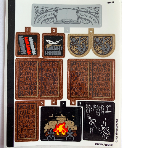 Sticker Sheet for Set 76442-1 ([No Color/Any Color])