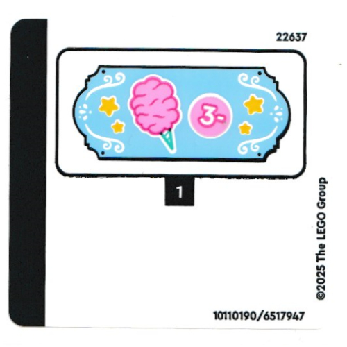 Sticker Sheet for Set 42643-1 ([No Color/Any Color])
