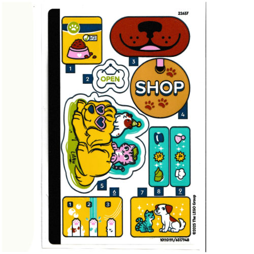Sticker Sheet for Set 42650-1 ([No Color/Any Color])