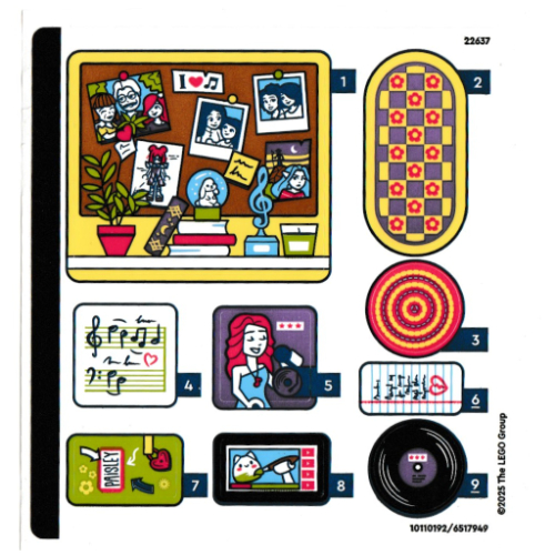 Sticker Sheet for Set 42647-1 ([No Color/Any Color])