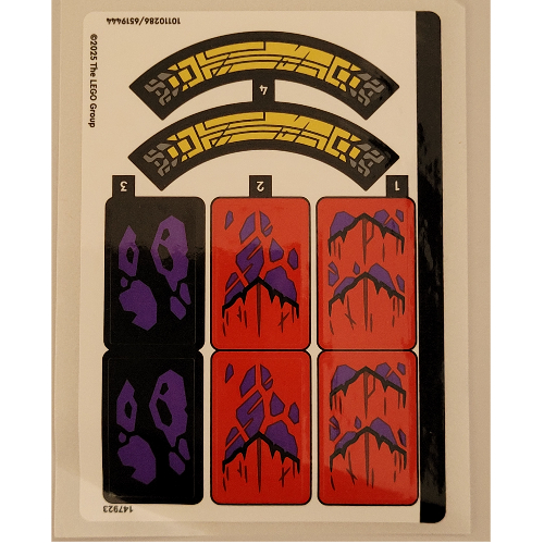Sticker Sheet for Set 71832-1 ([No Color/Any Color])