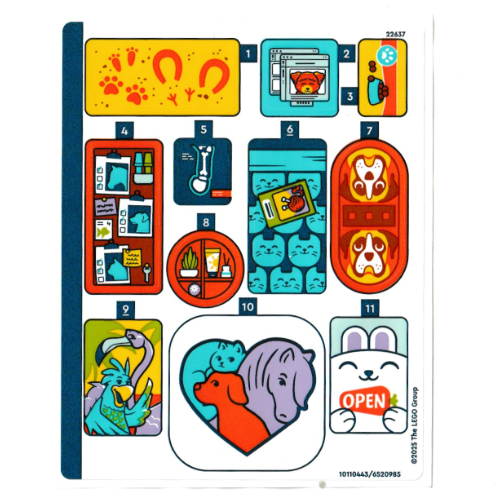 Sticker Sheet for Set 42651-1 ([No Color/Any Color])