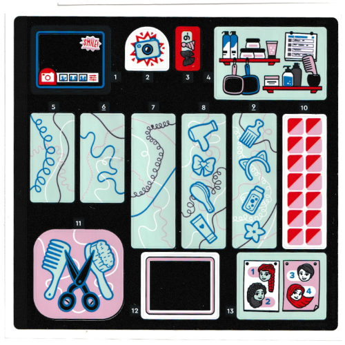 Sticker Sheet for Set 42662-1 ([No Color/Any Color])
