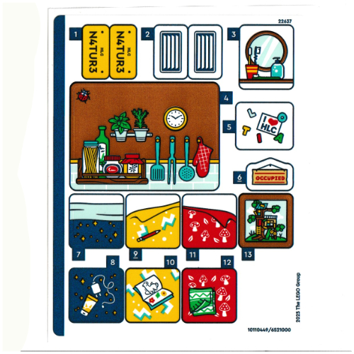 Sticker Sheet for Set 42663-1 ([No Color/Any Color])