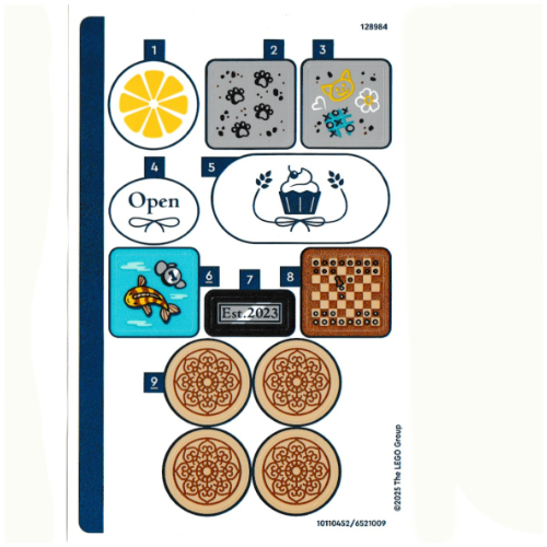 Sticker Sheet 1 for Set 42670-1 ([No Color/Any Color])