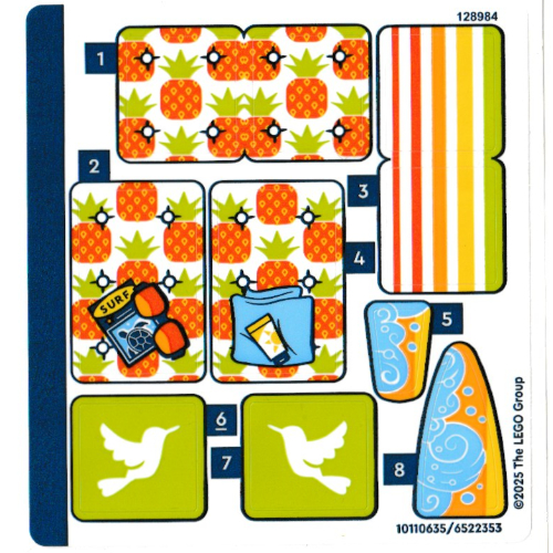 Sticker Sheet for Set 42641-1 ([No Color/Any Color])
