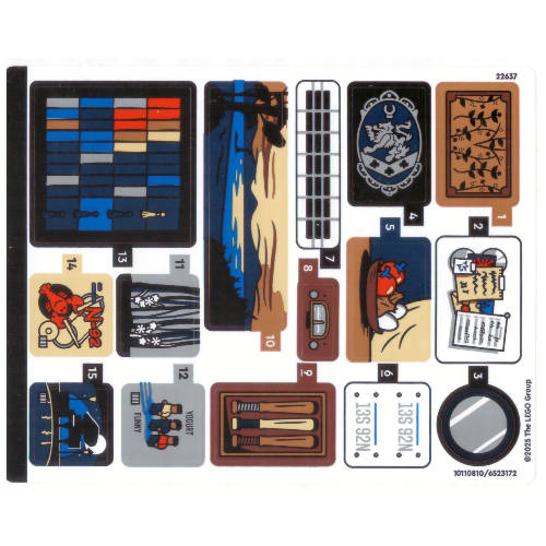 Sticker Sheet for Set 21354-1 ([No Color/Any Color])