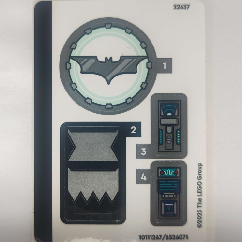 Sticker Sheet for Set 76303-1 ([No Color/Any Color])