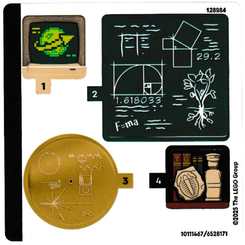 Sticker Sheet for Set 21355-1 ([No Color/Any Color])