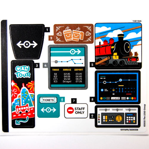 Sticker Sheet for Set 60469-1 ([No Color/Any Color])