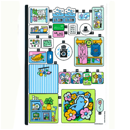 Sticker Sheet 2 for Set 42670-1 ([No Color/Any Color])