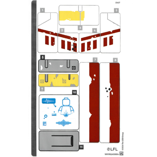 Sticker Sheet for Set 75423-1 ([No Color/Any Color])