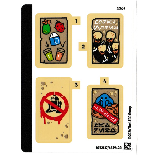 Sticker Sheet for Set 75425-1 ([No Color/Any Color])