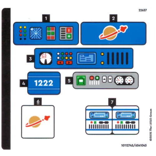 Sticker Sheet for Set 40786-1 ([No Color/Any Color])