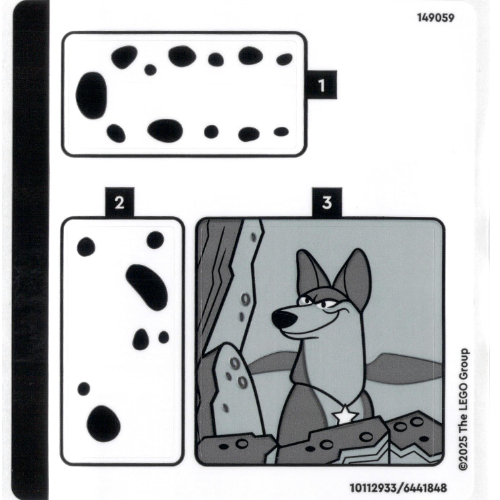 Sticker Sheet for Set 43271-1 ([No Color/Any Color])