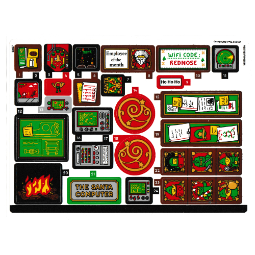 Sticker Sheet for Set 41843-1 ([No Color/Any Color])