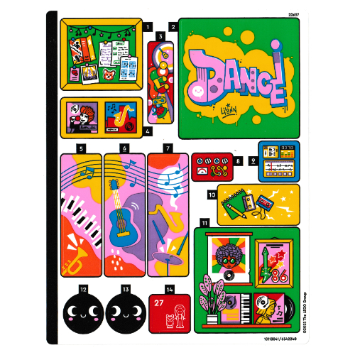 Sticker Sheet for Set 42653-1 ([No Color/Any Color])