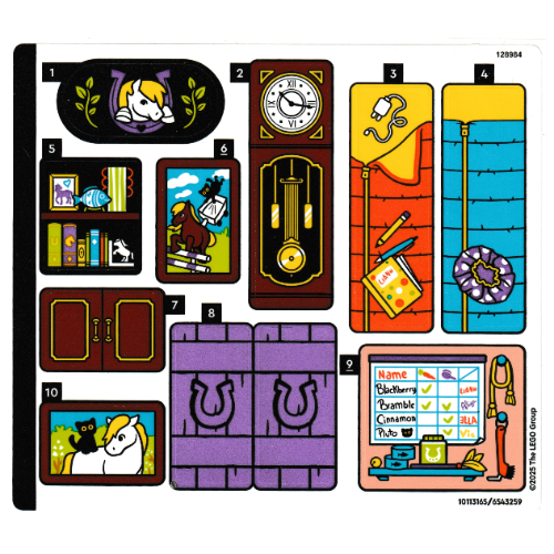 Sticker Sheet for Set 42654-1 ([No Color/Any Color])