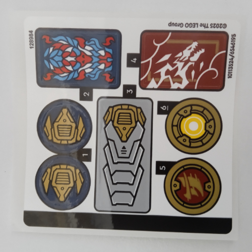 Sticker Sheet for Set 71843-1 ([No Color/Any Color])