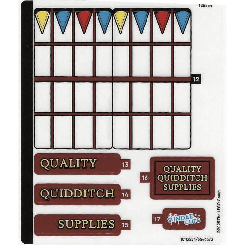 Sticker Sheet 2 for Set 76452-1 ([No Color/Any Color])