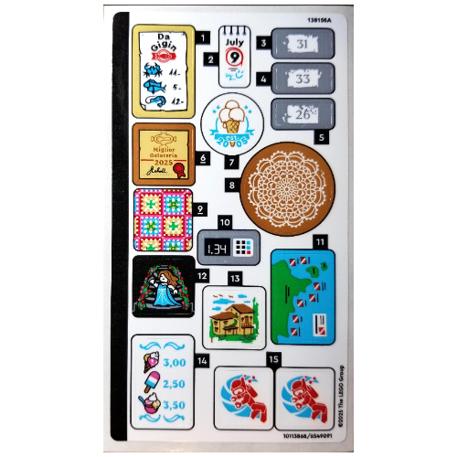 Sticker Sheet for Set 21359-1 ([No Color/Any Color])